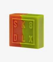 Skatedeluxe Square Skatewachs (green Orange Swirl)
