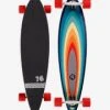 Z-Flex Surf A GoGo Pintail 38" (96,5cm) Komplett-Longboard (multi)