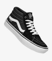 Vans Skate Grosso Mid Leather Schuh (black White Emo)