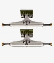 Film Big Fish 5.25" Achse (silver Glossy Green) 8" 2er Pack