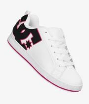 DC Court Graffik Schuh Women (black White Crazy Pink)