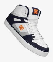 DC Pure High Top WC Schuh (white Grey Orange)