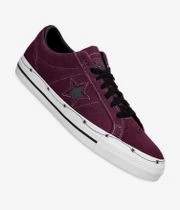 Converse CONS One Star Pro Razor Wire Schuh (deep Bordeaux Black White)